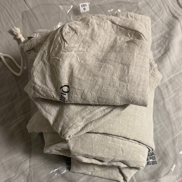 Quince european linen duvet cover set twin - Picture 4 of 7